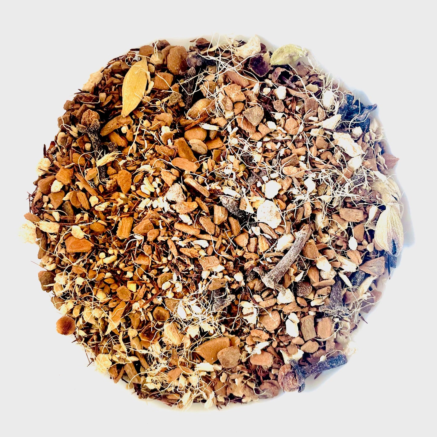 Chai: Mountain Chai with Rooibos (caffeine-free)