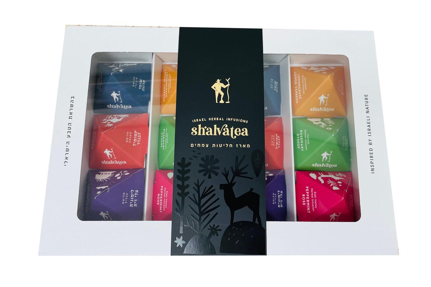 ShalvaTea 12-Pyramid Gift Box Set