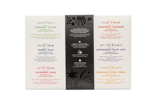 ShalvaTea 12-Pyramid Gift Box Set (Buy 2 or more for 20% off!)