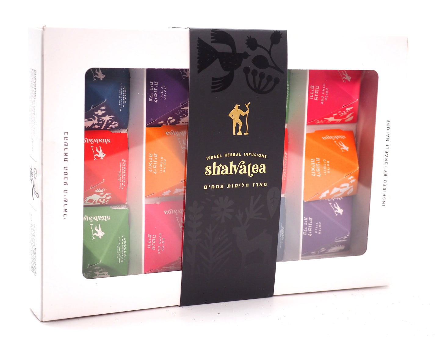 ShalvaTea 12-Pyramid Gift Box Set