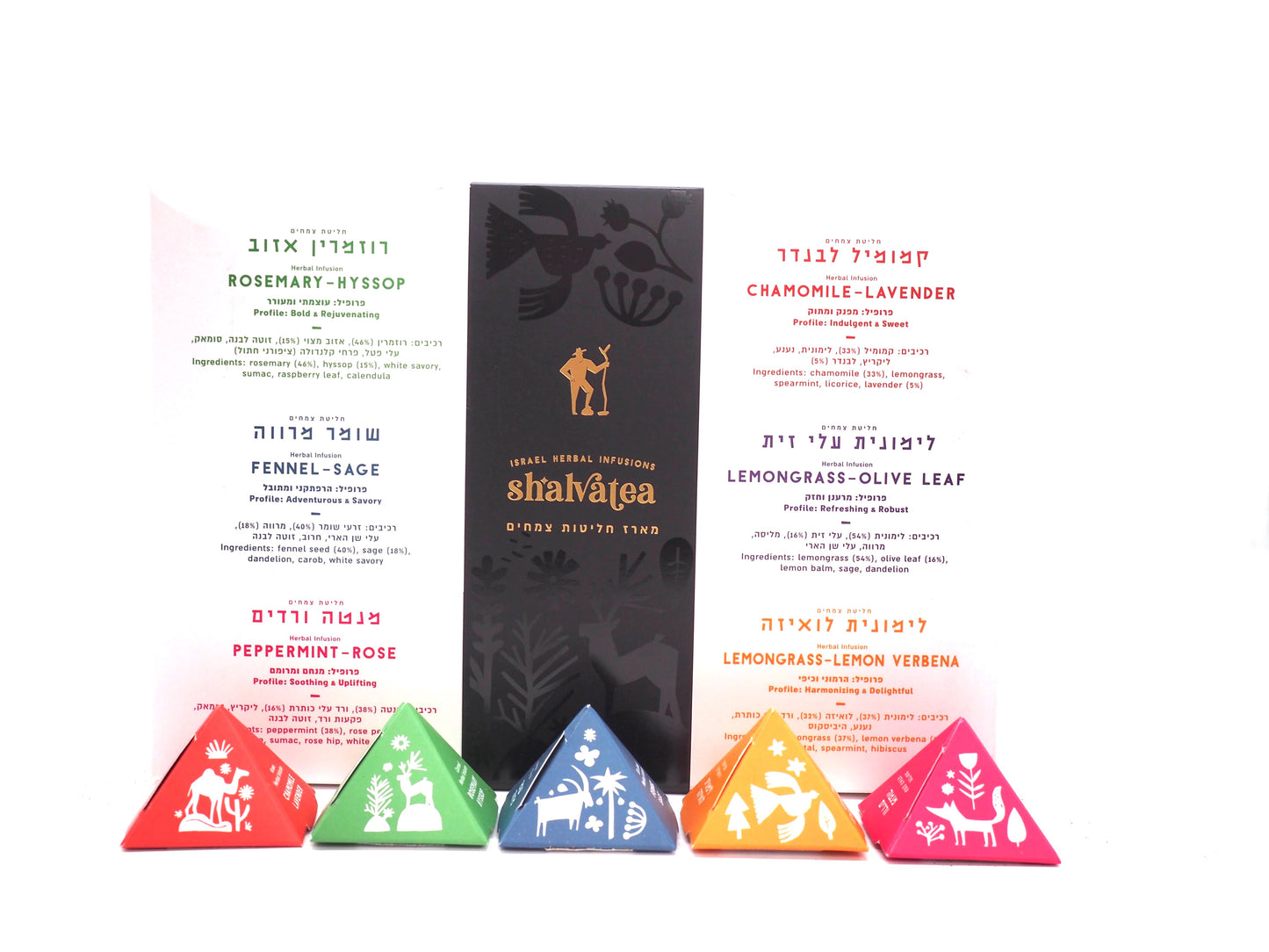 ShalvaTea 12-Pyramid Gift Box Set
